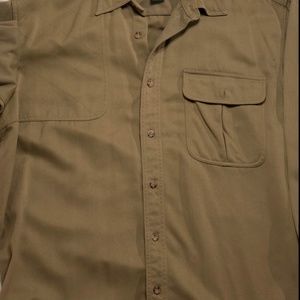Embroidered Cabela’s Dusty Green Button Down